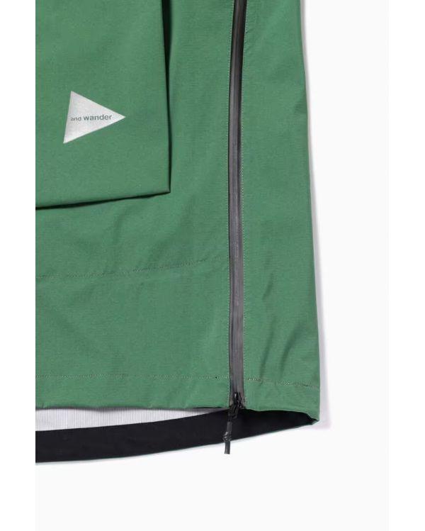 PERTEX SHIELD GREEN RAIN JACKET