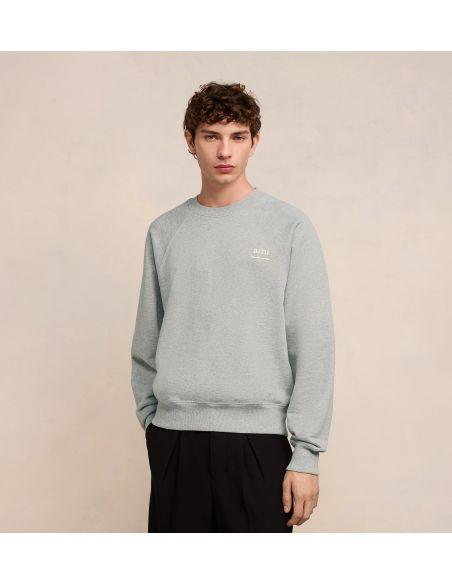 SWEATSHIRT AMI ALEXANDRE MATTIUSSI ASH GREY CHINA