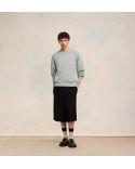 SWEATSHIRT AMI ALEXANDRE MATTIUSSI GRIS CENDRE CHINE