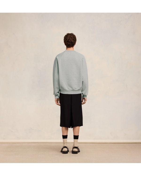 SWEATSHIRT AMI ALEXANDRE MATTIUSSI ASH GREY CHINA