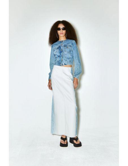 VESTE COURTE VANITY BLUE