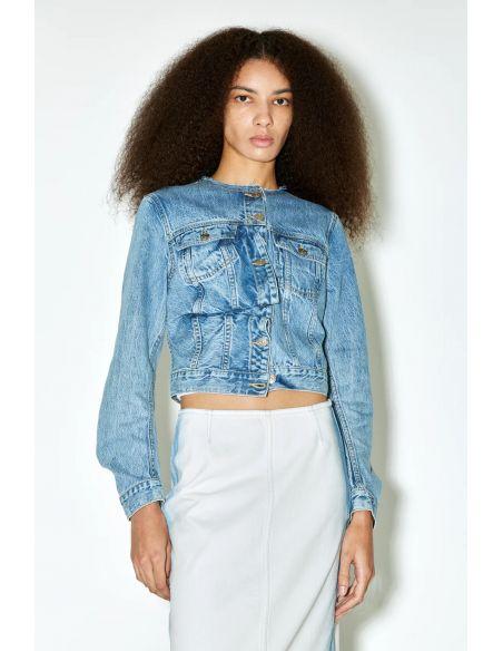 VESTE COURTE VANITY BLUE