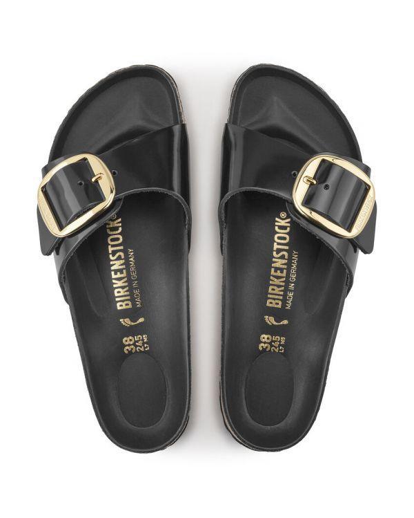 SANDALES MADRID BIG BURKLE HIGH SHINE BLACK