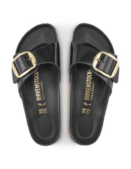 SANDALES MADRID BIG BURKLE HIGH SHINE BLACK