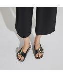 SANDALES MADRID BIG BURKLE HIGH SHINE BLACK
