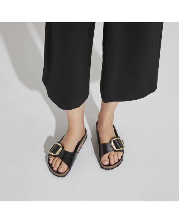 SANDALES MADRID BIG BURKLE HIGH SHINE BLACK