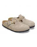 MULES BOSTON BRAIDED TAUPE