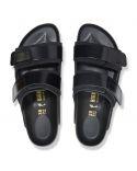 SANDALES UJI CUIR NUBUCK BLACK