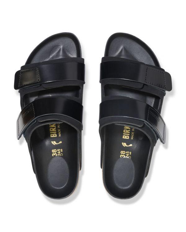 UJI CUIR NUBUCK SANDALS BLACK