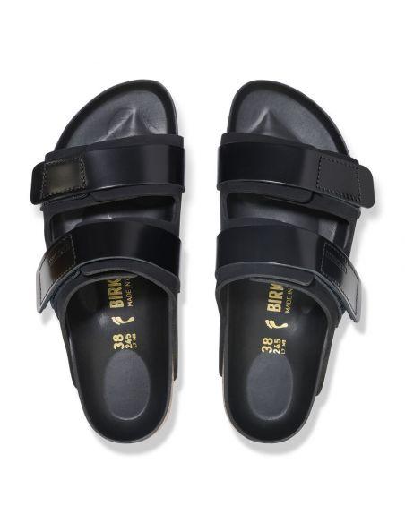 UJI CUIR NUBUCK SANDALS BLACK