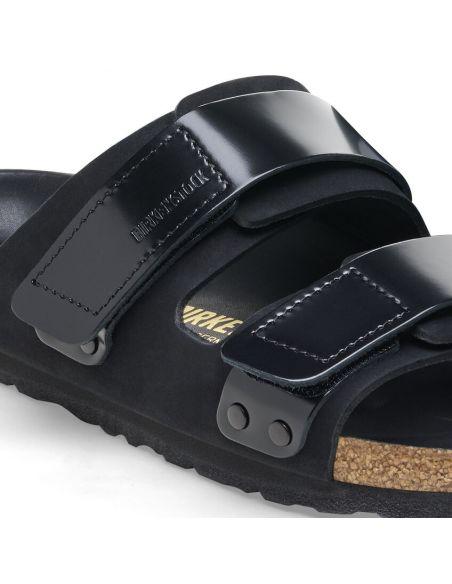 SANDALES UJI CUIR NUBUCK BLACK