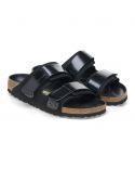 UJI CUIR NUBUCK SANDALS BLACK