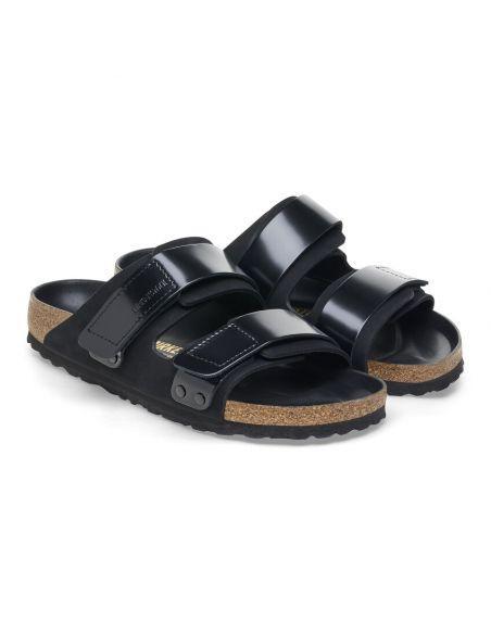 SANDALES UJI CUIR NUBUCK BLACK