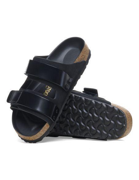 SANDALES UJI CUIR NUBUCK BLACK