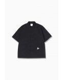SHORT SLEEVE SHIRT UV CUT STRETCH BLACK