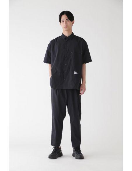 SHORT SLEEVE SHIRT UV CUT STRETCH BLACK