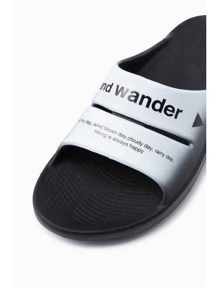 SANDALES RECOVERY OOFOS AHH X AND WANDER BLACK