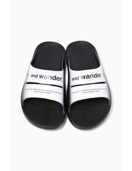 SANDALES RECOVERY OOFOS AHH X AND WANDER BLACK