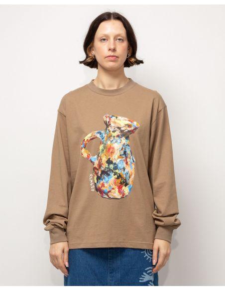 TSHIRT MANCHES LONGUES URN BISCUIT