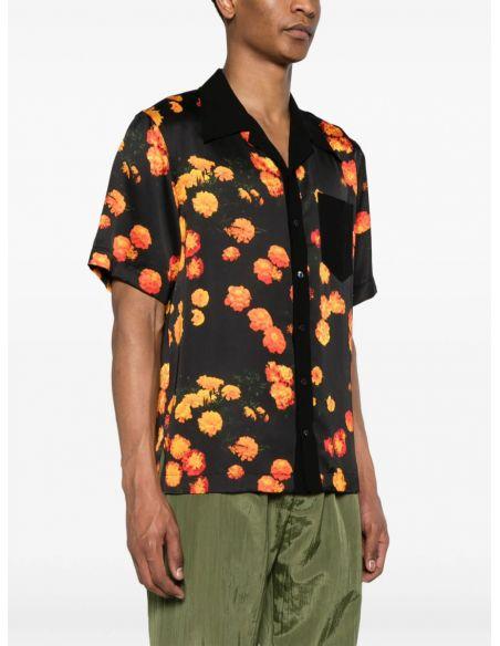 CHEMISE HIGHLIFE BOWLING MARIGOLD FLOWERS