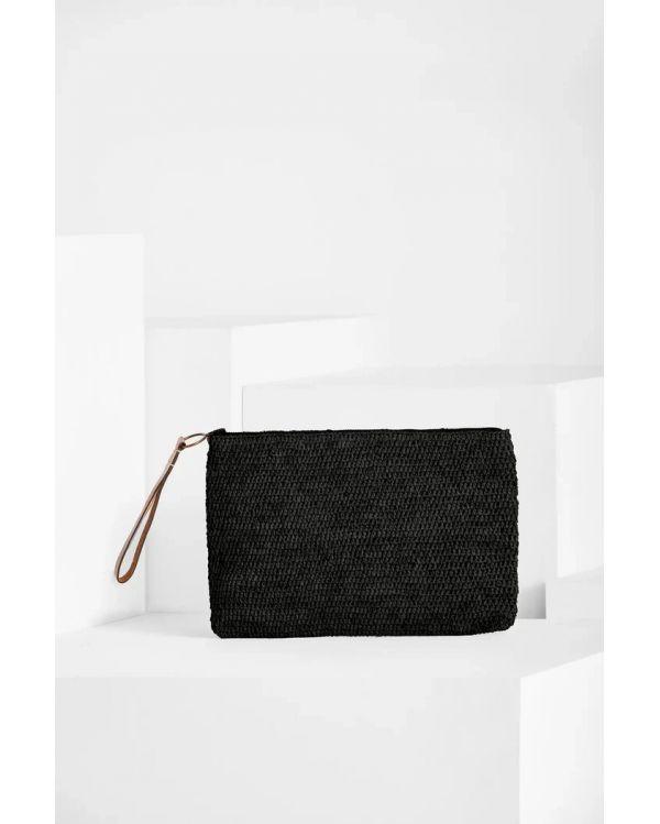 BLACK LARGE POUCH