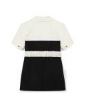 VESTE AMIRALLIE HEART BLACK WHITE
