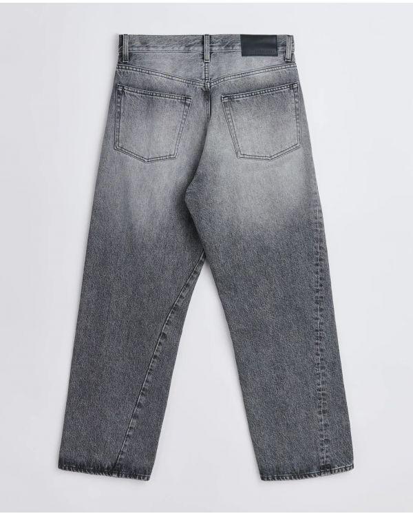 JEAN WIDE TWIST BLACK STONE 2