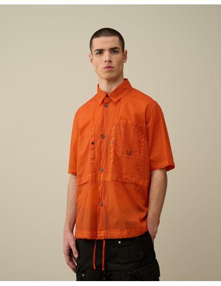 GOLD FLAME ORANGE SHORT SLEEVE SHIRT
