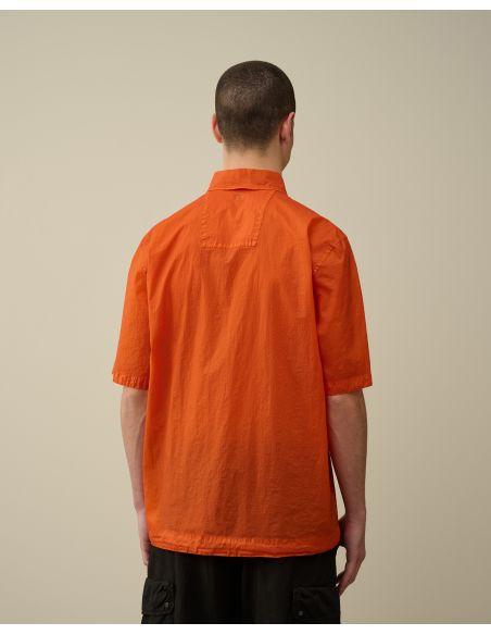 GOLD FLAME ORANGE SHORT SLEEVE SHIRT