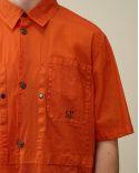 CHEMISE MANCHES COURTES GOLD FLAME ORANGE