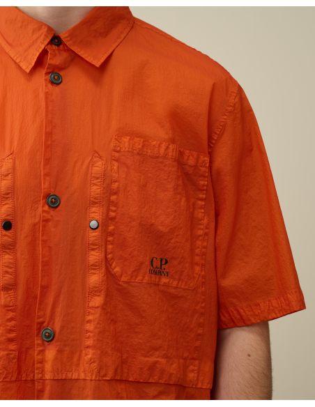 GOLD FLAME ORANGE SHORT SLEEVE SHIRT
