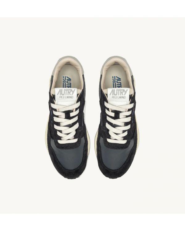 SNEAKERS REELWIND LOW WOMEN NYLON SUEDE BLACK