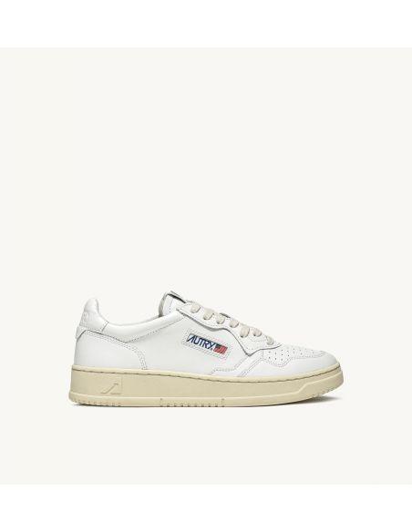 SNEAKERS MEDALIST LOW MAN LEATHER WHITE