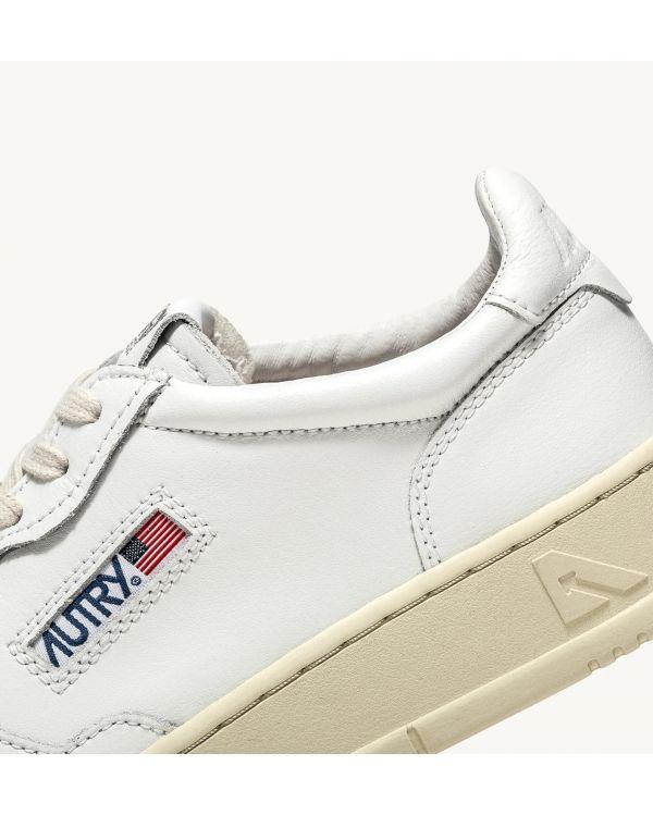 SNEAKERS MEDALIST LOW MAN LEATHER WHITE