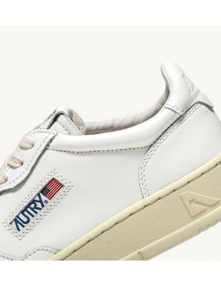 SNEAKERS MEDALIST LOW MAN LEATHER WHITE
