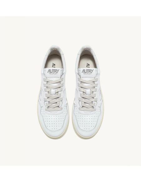 SNEAKERS MEDALIST LOW MAN LEATHER WHITE
