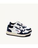 SNEAKERS MEDALIST LOW MAN LEATHER WHITE BLUE