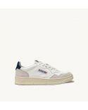 SNEAKERS MEDALIST LOW WOMEN LEATHER AND SUEDE WHITE BLUE