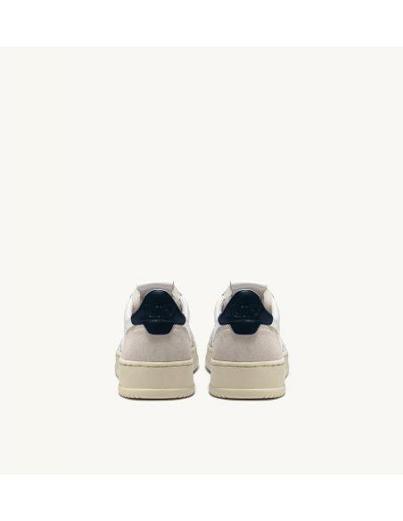SNEAKERS MEDALIST LOW WOMEN LEATHER AND SUEDE WHITE BLUE