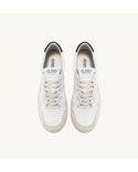 SNEAKERS MEDALIST LOW WOMEN LEATHER AND SUEDE WHITE BLUE
