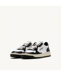 SNEAKERS MEDALIST LOW WOMEN LEATHER WHITE BLACK