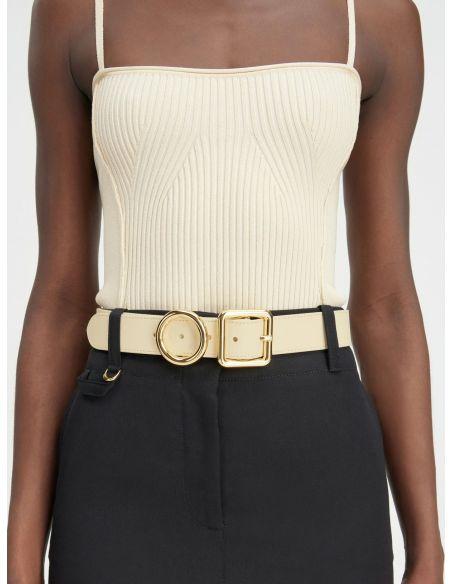 THE REGALO LIGHT IVORY BELT