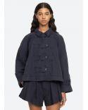 VESTE SAMAKA GARMENT DYE NAVY