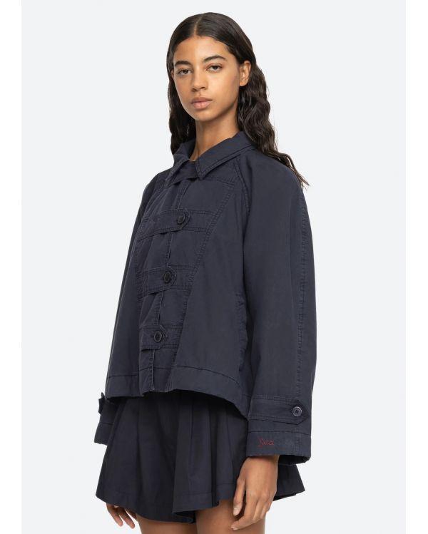 VESTE SAMAKA GARMENT DYE NAVY