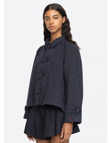 VESTE SAMAKA GARMENT DYE NAVY