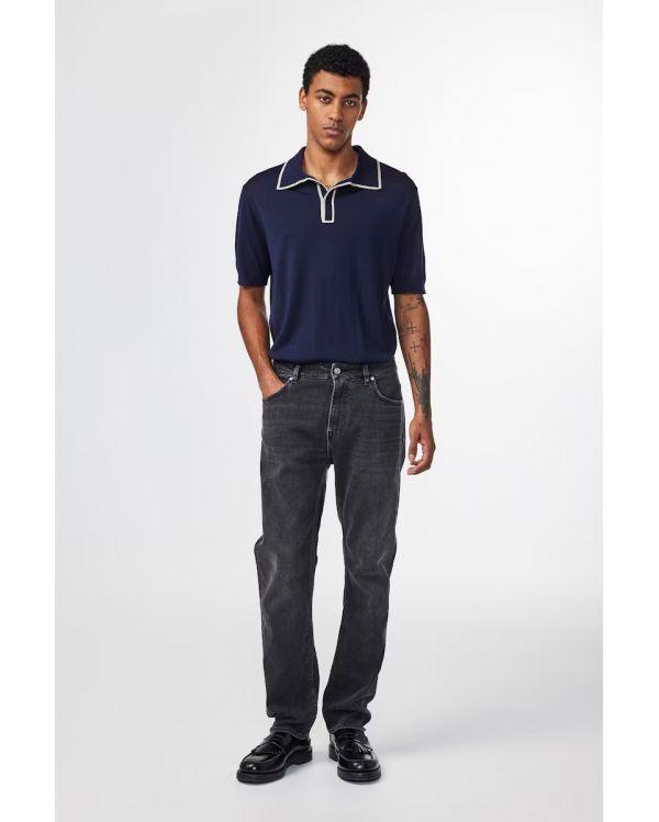 POLO A BOUTONS FOLKE 6584 DEEP BLUE 2
