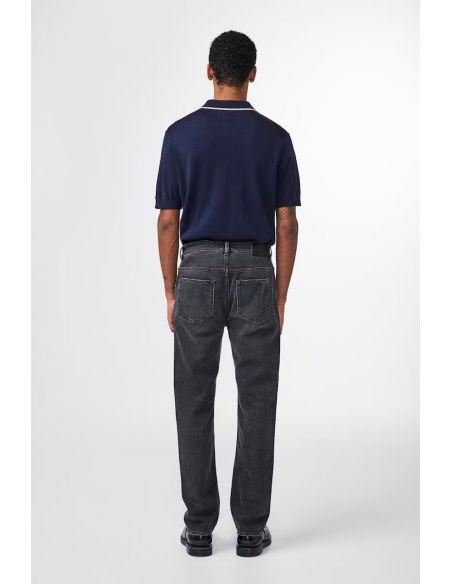 POLO A BOUTONS FOLKE 6584 DEEP BLUE