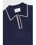 POLO A BOUTONS FOLKE 6584 DEEP BLUE