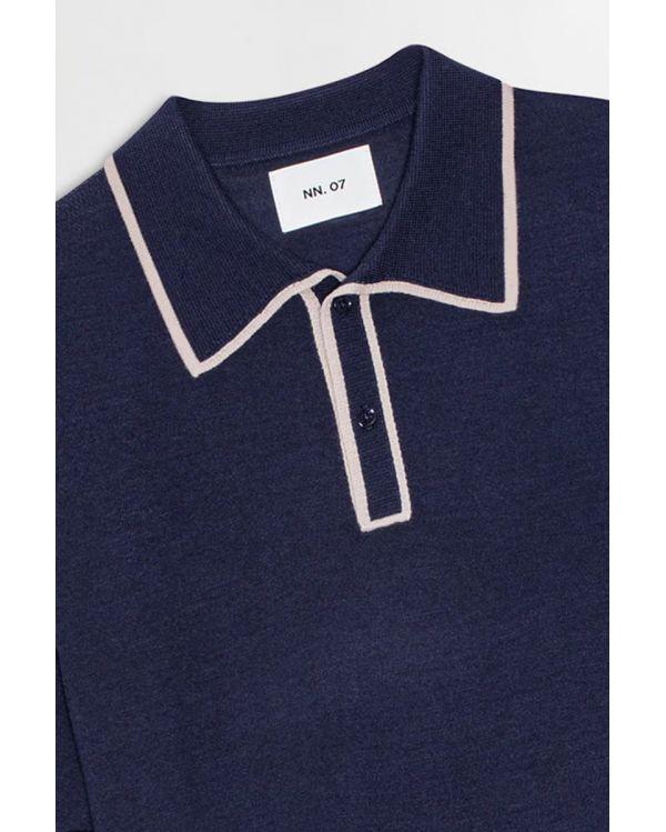 POLO A BOUTONS FOLKE 6584 DEEP BLUE