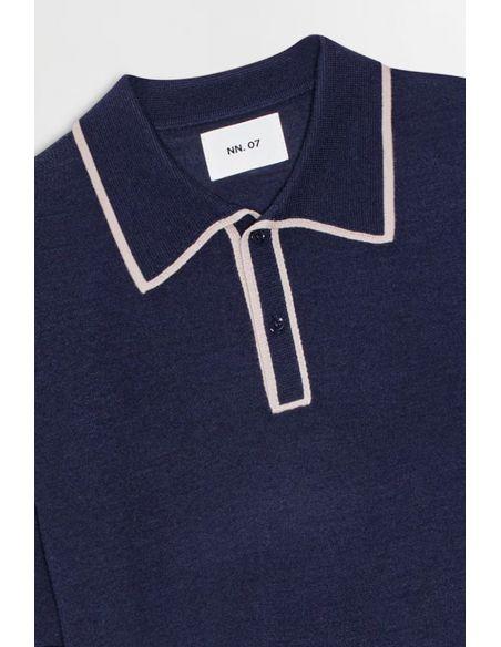 POLO A BOUTONS FOLKE 6584 DEEP BLUE